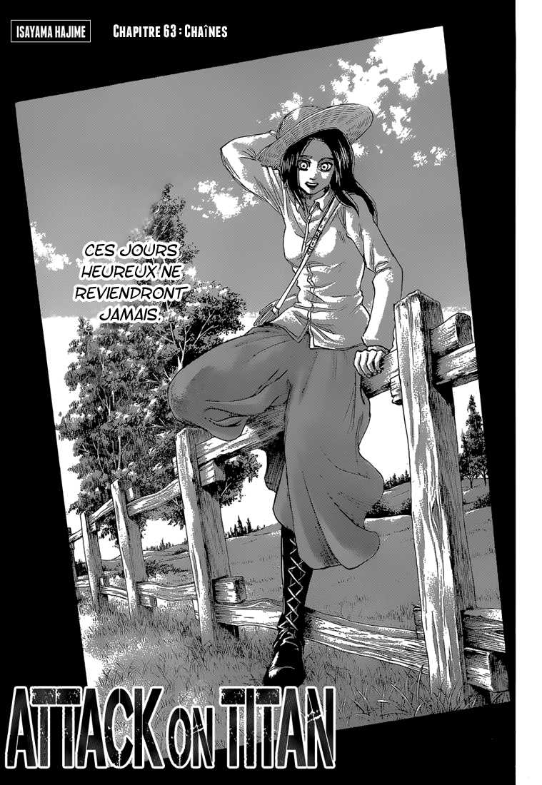 Attaque des titans: Chapter chapitre-63 - Page 2