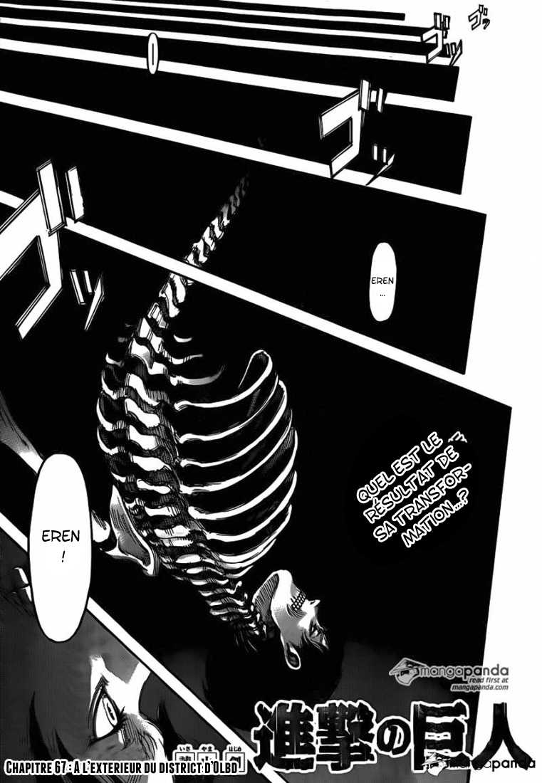 Attaque des titans: Chapter chapitre-67 - Page 1