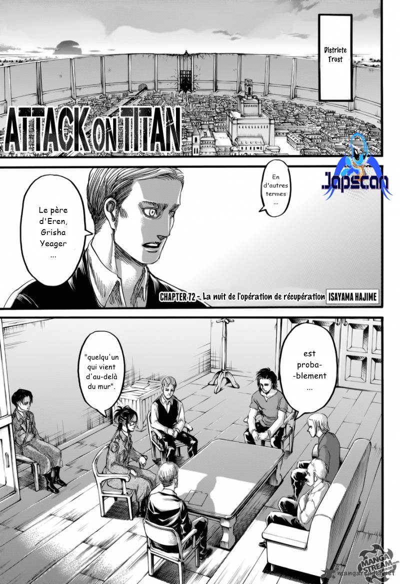 Attaque des titans: Chapter chapitre-72 - Page 1