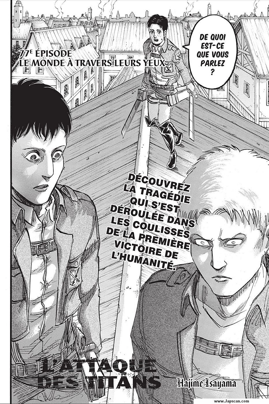 Attaque des titans: Chapter chapitre-77 - Page 2