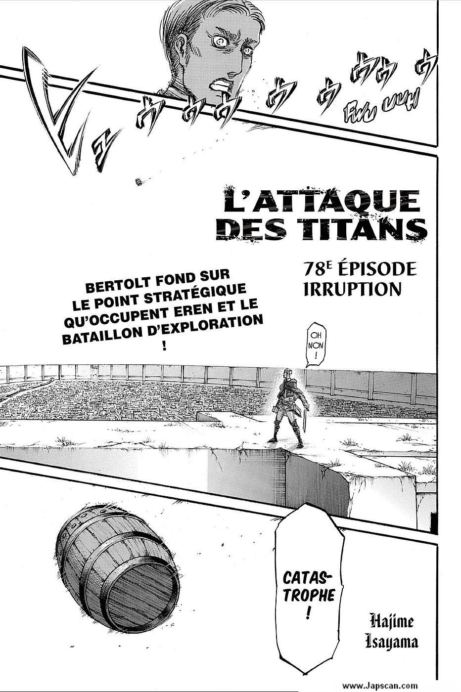 Attaque des titans: Chapter chapitre-78 - Page 1