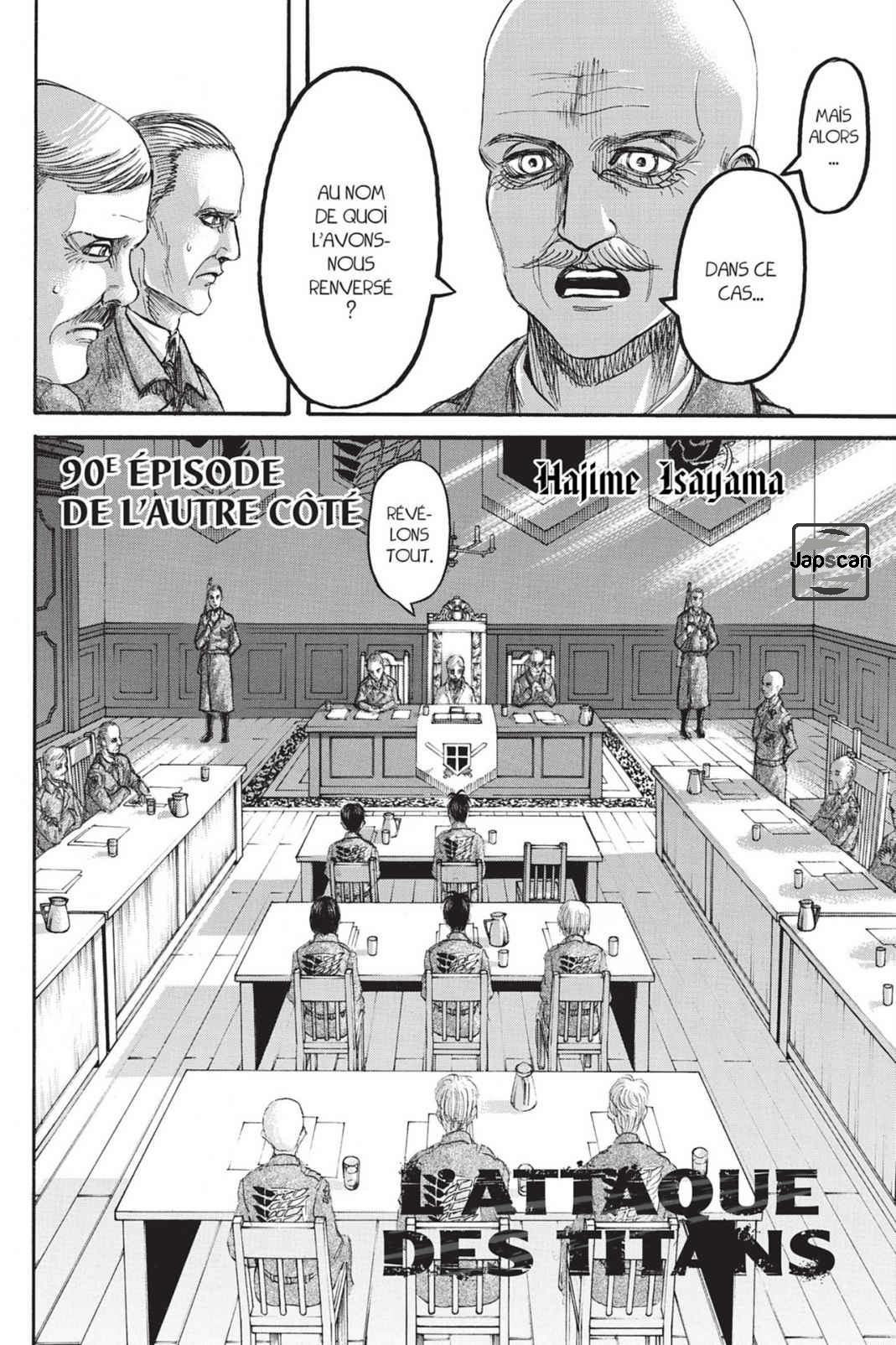 Attaque des titans: Chapter chapitre-90 - Page 3