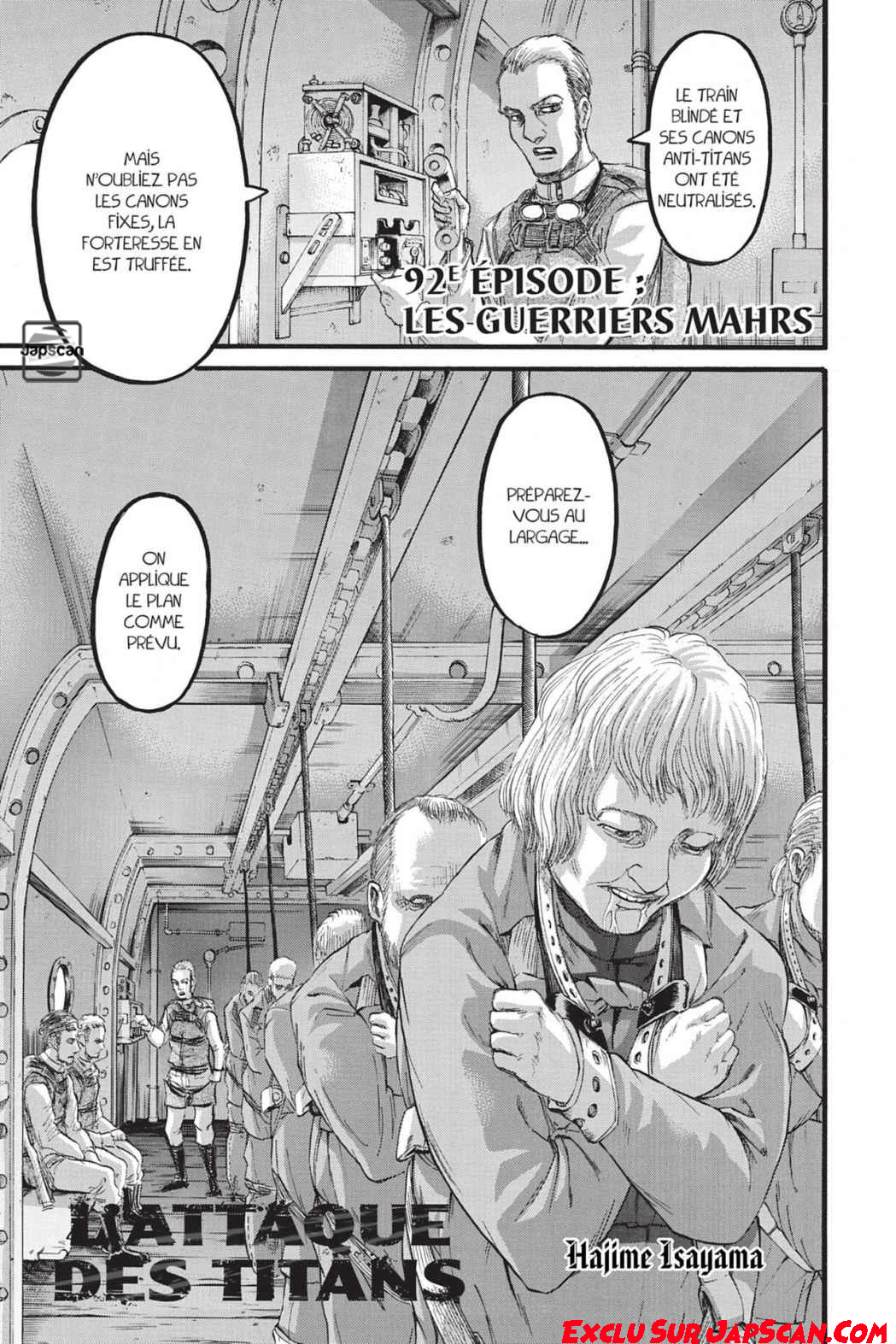 Attaque des titans: Chapter chapitre-92 - Page 3
