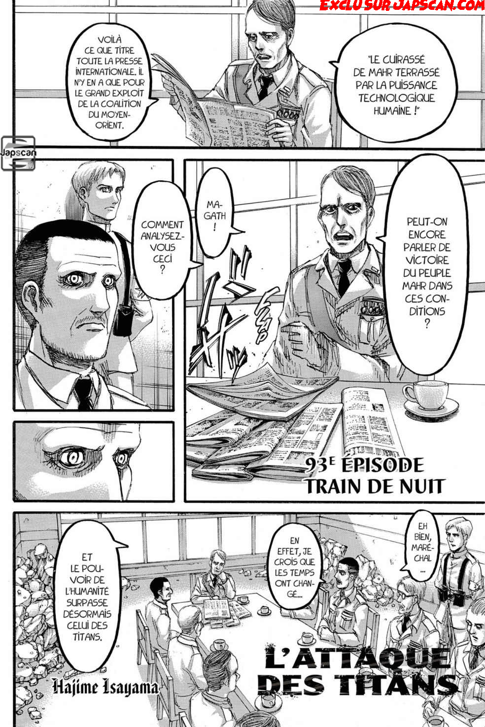 Attaque des titans: Chapter chapitre-93 - Page 3