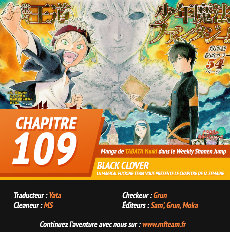 Black Clover: Chapter chapitre-109 - Page 1
