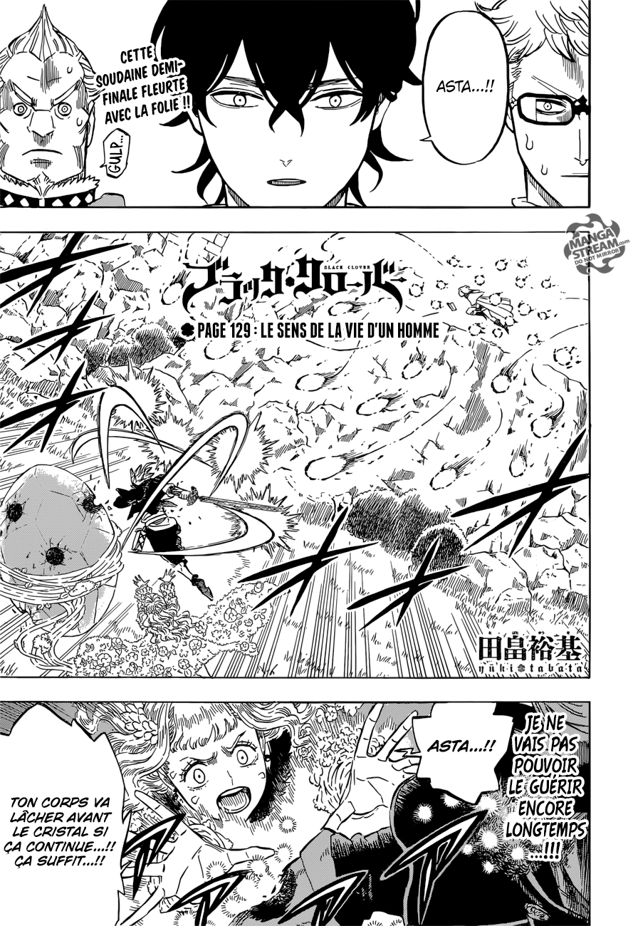 Black Clover: Chapter chapitre-129 - Page 1