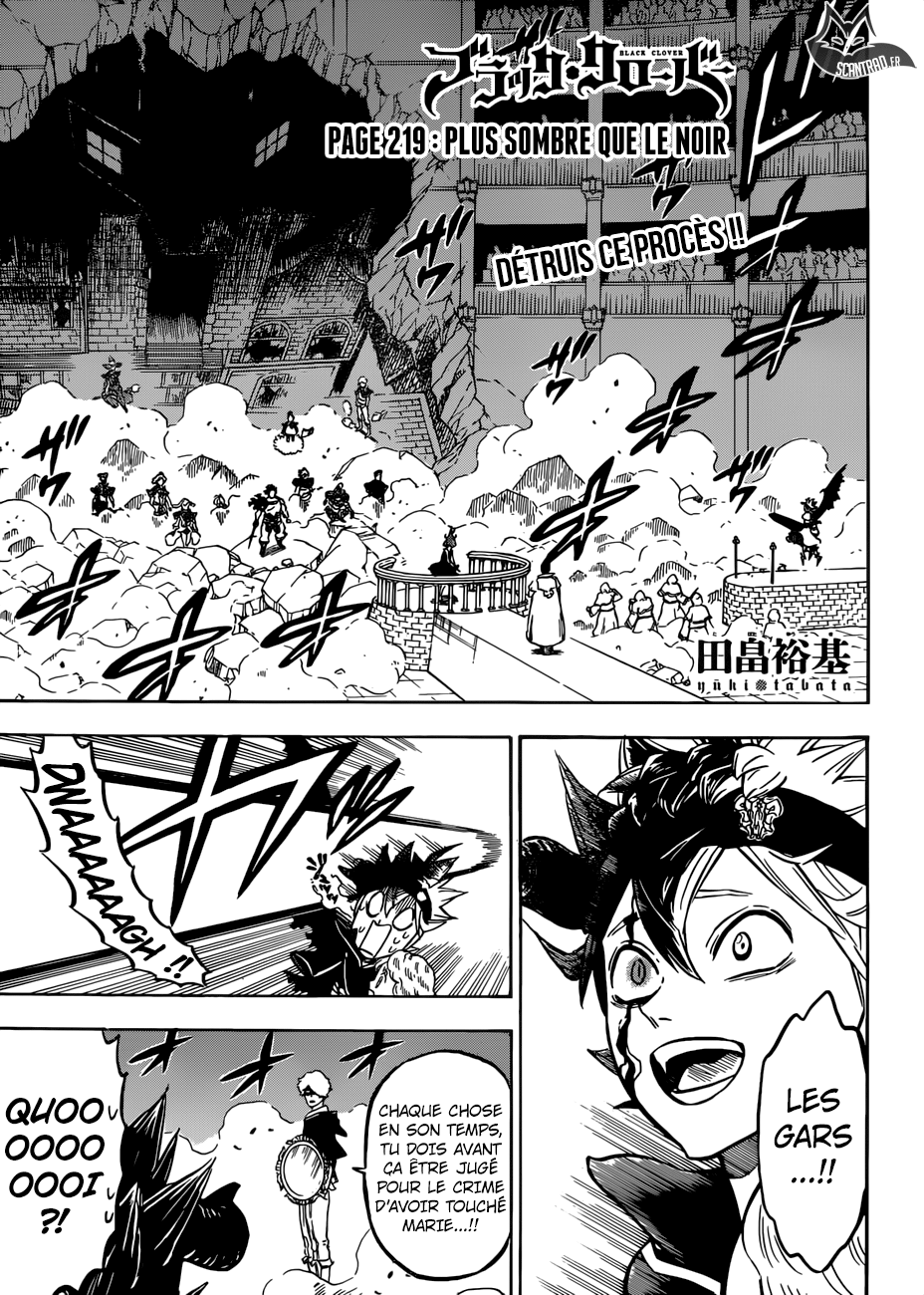 Black Clover: Chapter chapitre-219 - Page 1