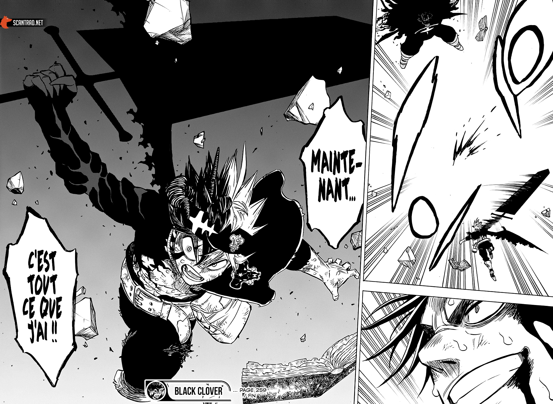 Scan Black Clover Chapitre 258 : Le devoir d'un capitaine - Page 2 sur