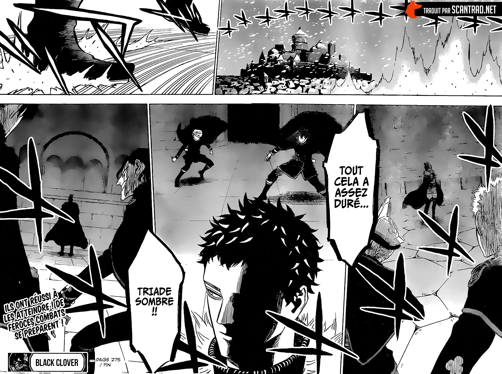 Scan Black Clover Chapitre 275 : L'incarnation du feu héroïque - Page