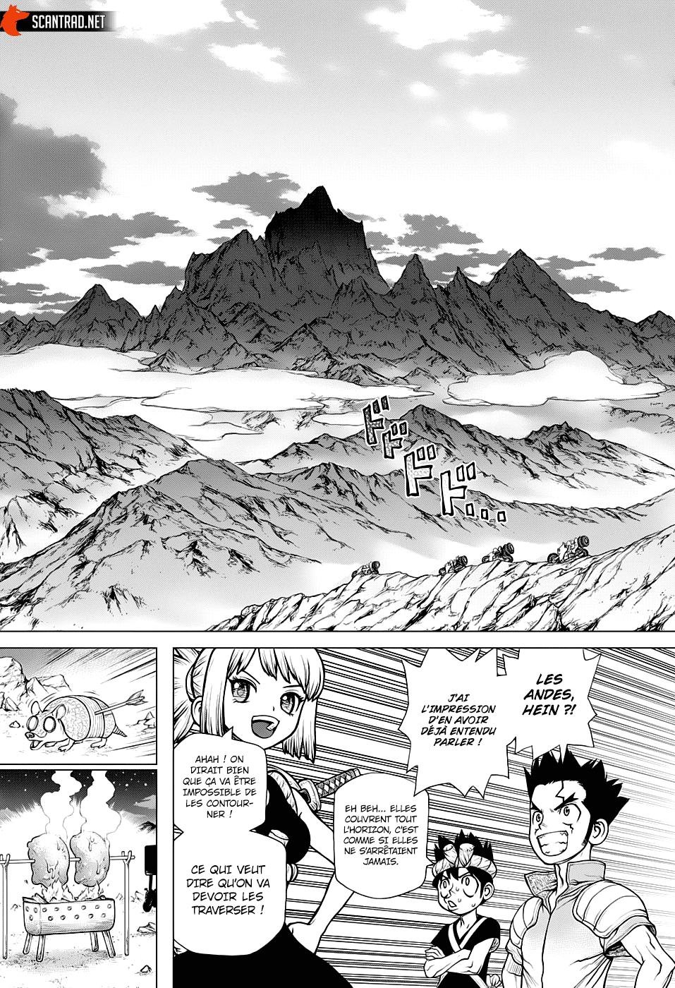 Scan Dr. Stone Chapitre 178 : La science escalade les montagnes - Page