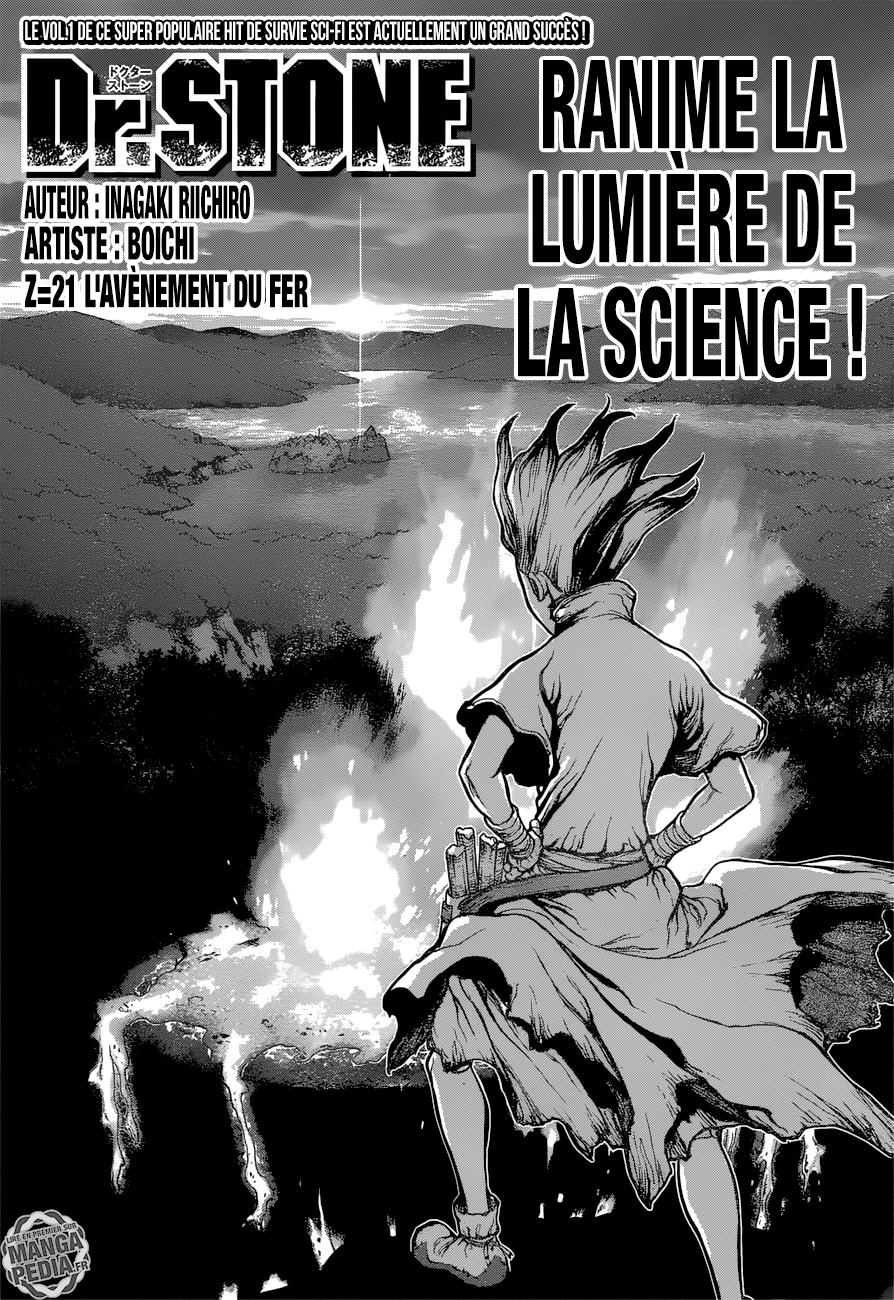 Dr. Stone: Chapter chapitre-21 - Page 1