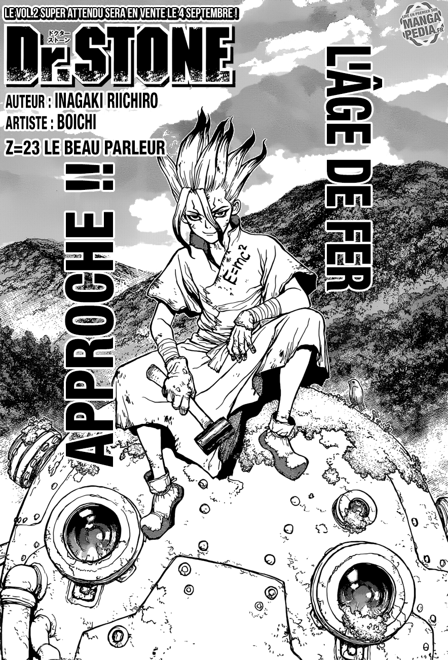Dr. Stone: Chapter chapitre-23 - Page 1