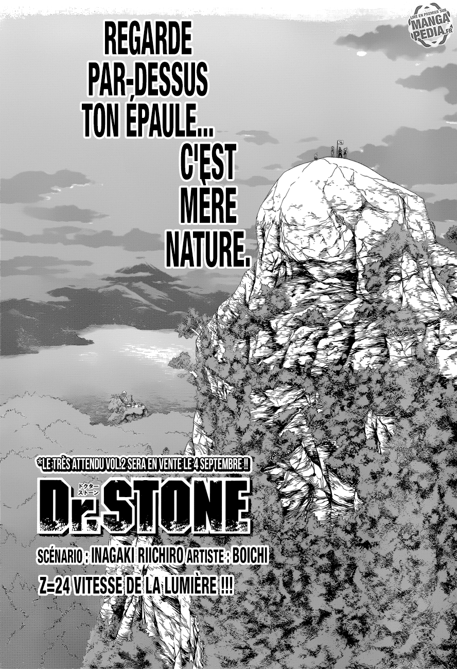 Dr. Stone: Chapter chapitre-24 - Page 1