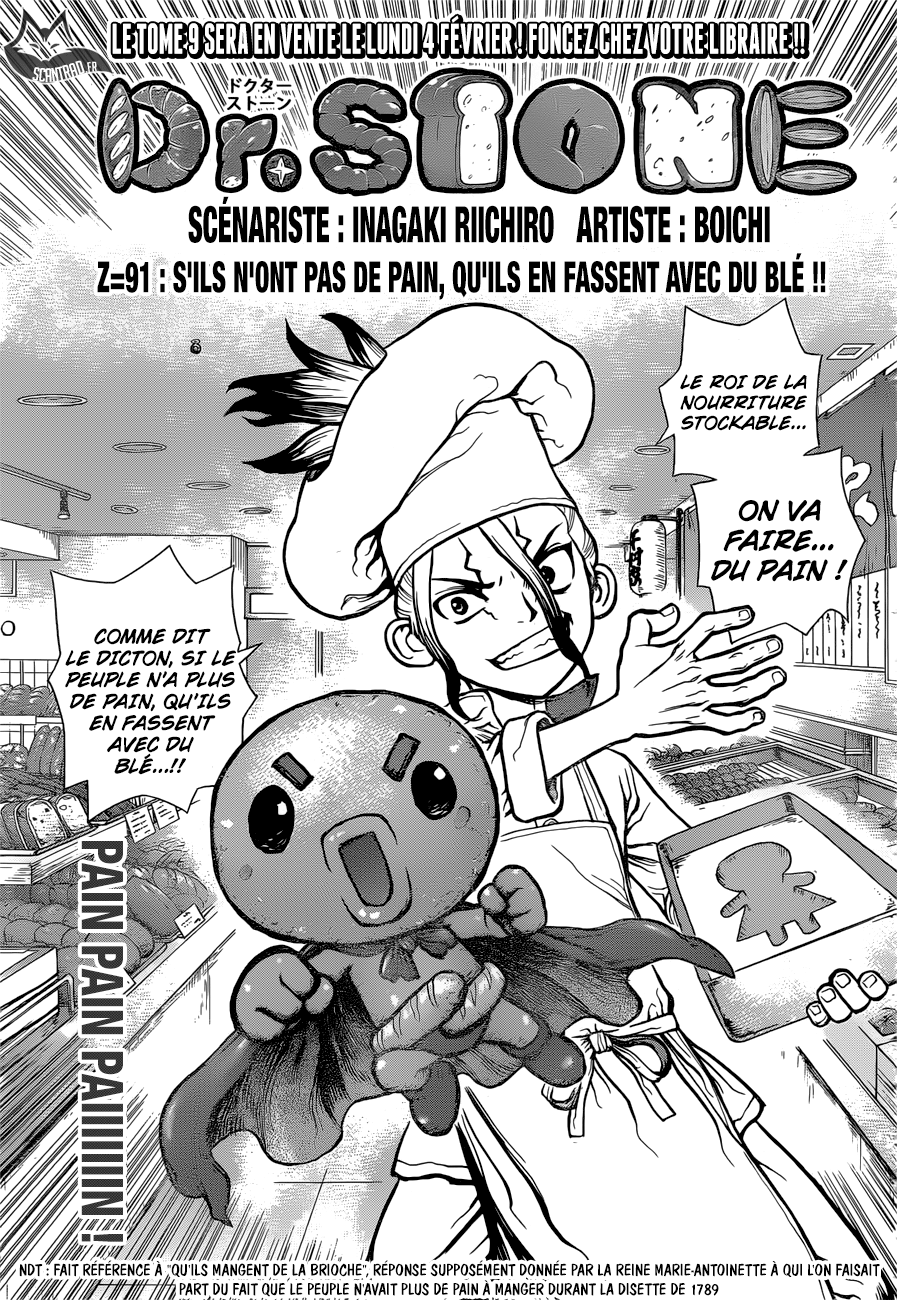 Dr. Stone: Chapter chapitre-91 - Page 1