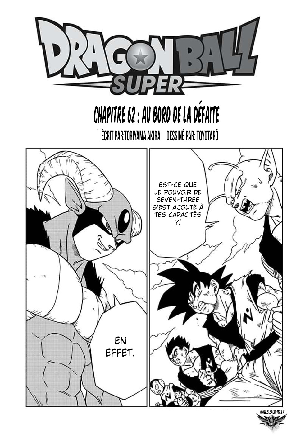 Dragon Ball Super: Chapter chapitre-62 - Page 1