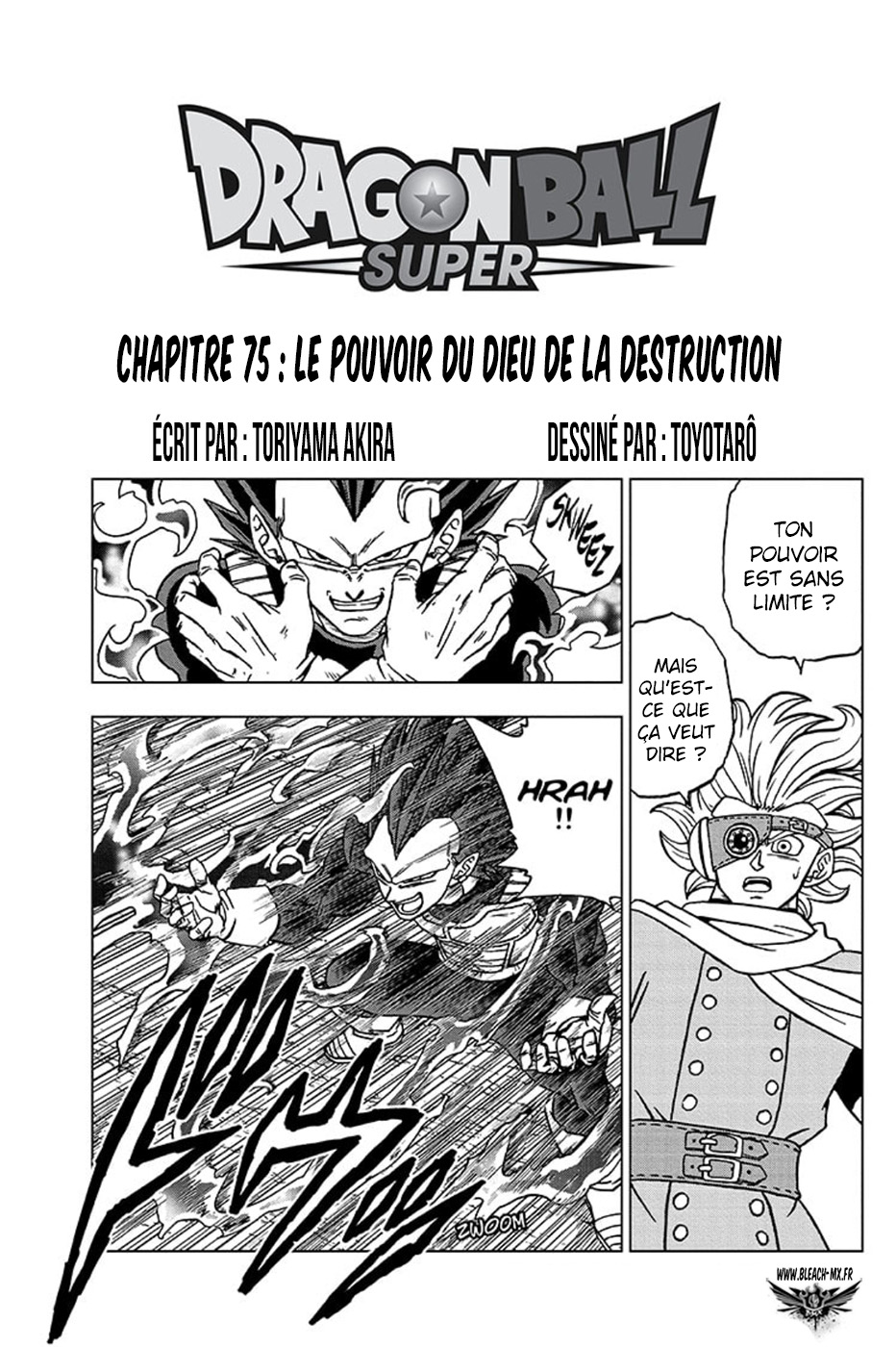 Dragon Ball Super: Chapter chapitre-75 - Page 1