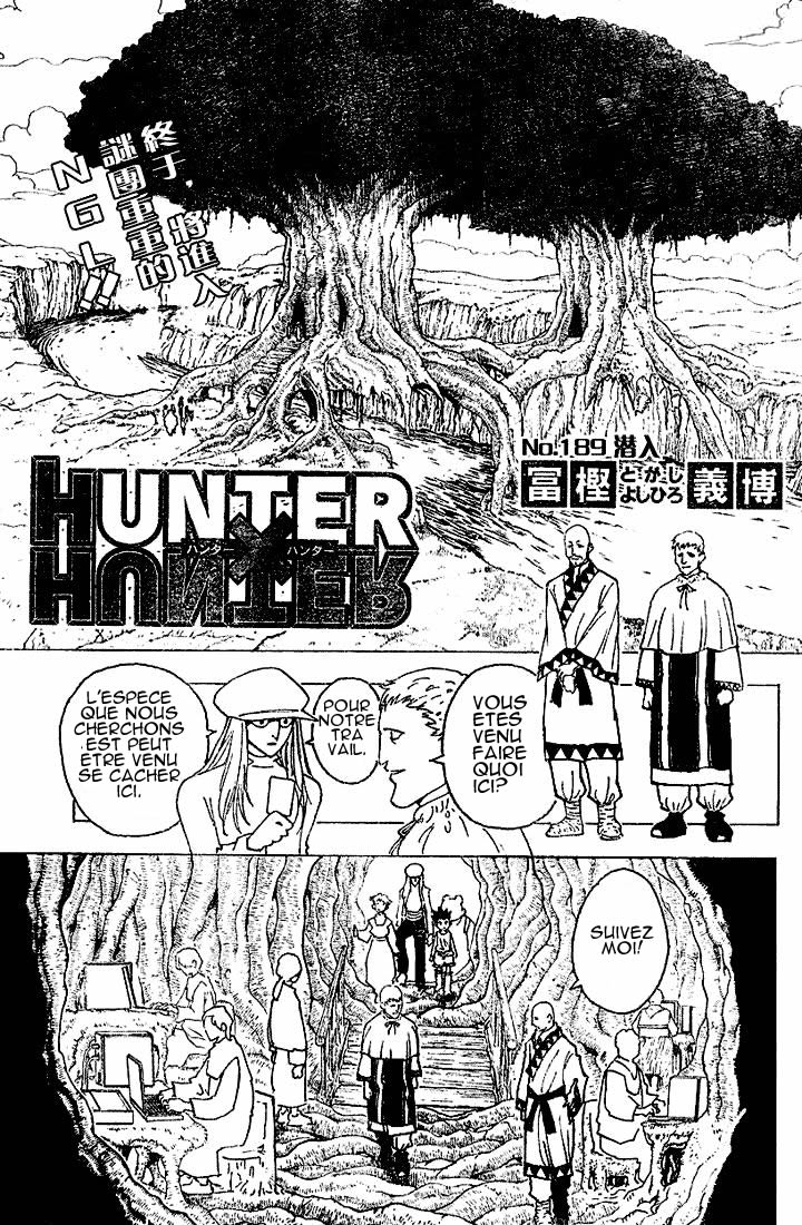Hunter X Hunter: Chapter chapitre-189 - Page 1