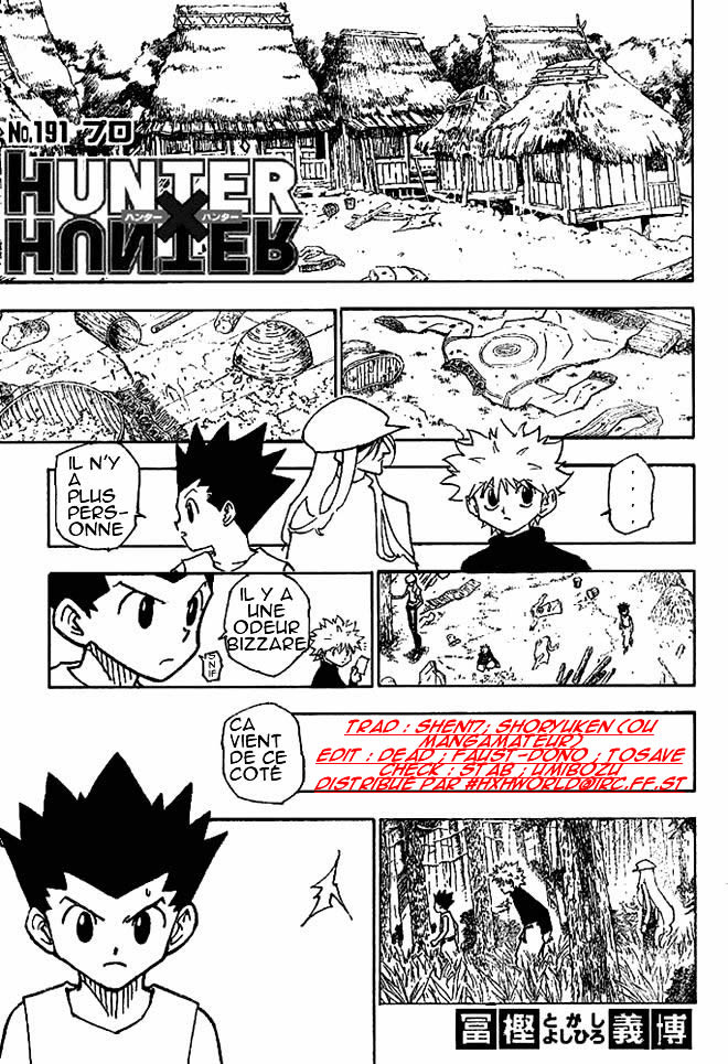Hunter X Hunter: Chapter chapitre-191 - Page 1