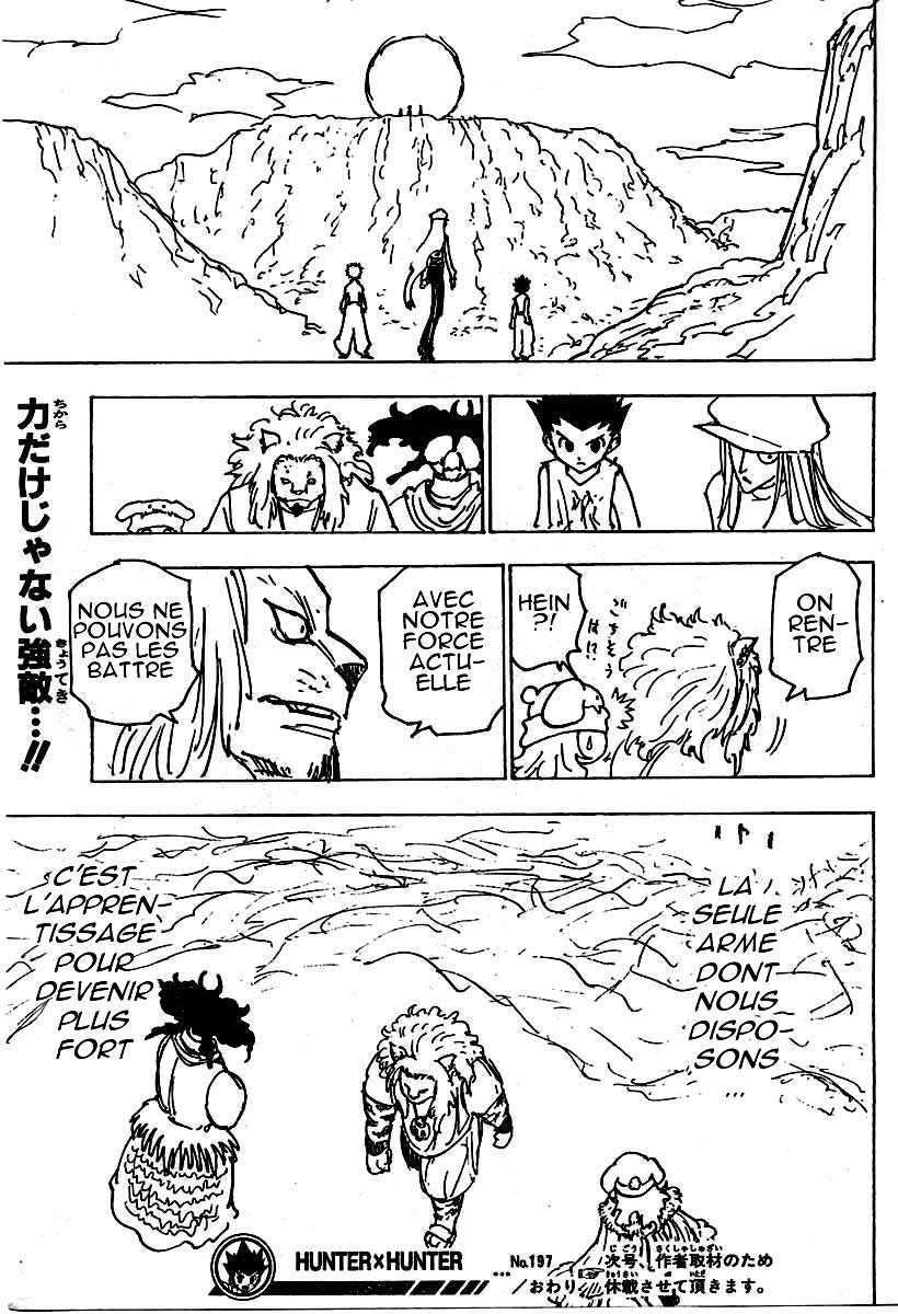 Hunter X Hunter: Chapter chapitre-197 - Page 16