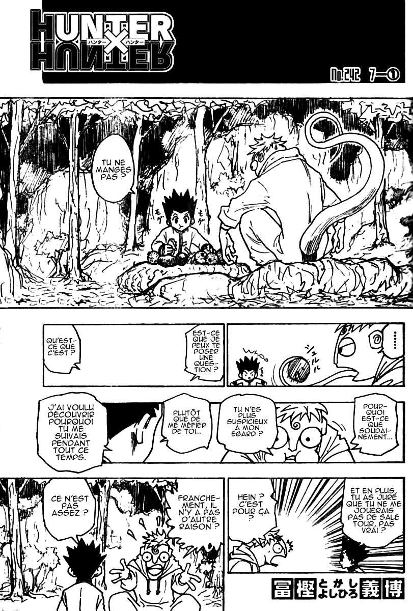 Hunter X Hunter: Chapter chapitre-242 - Page 1