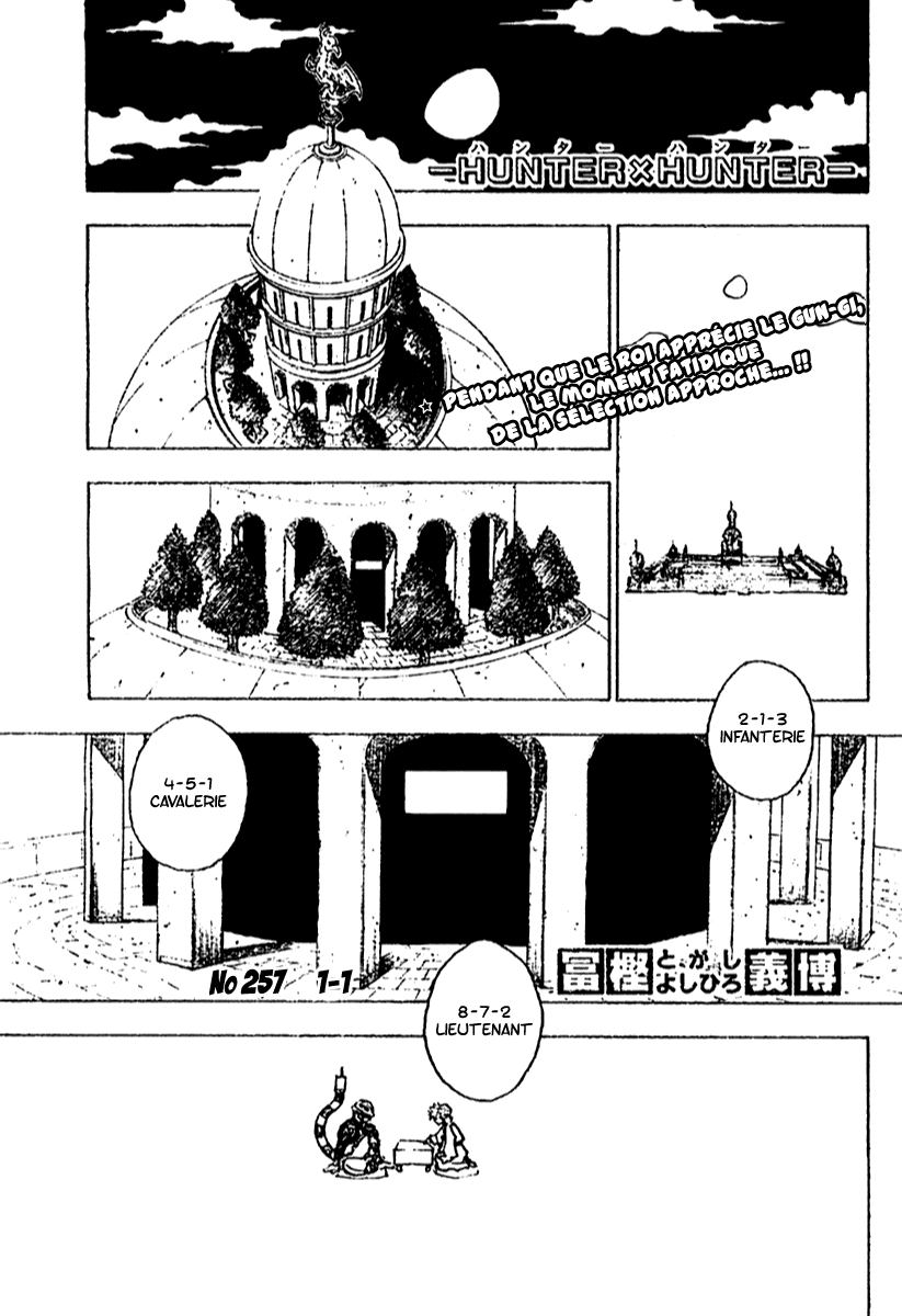 Hunter X Hunter: Chapter chapitre-257 - Page 1