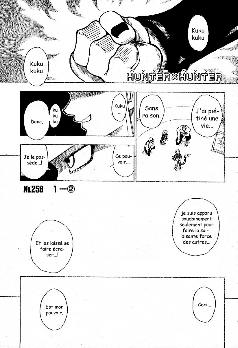 Hunter X Hunter: Chapter chapitre-258 - Page 1