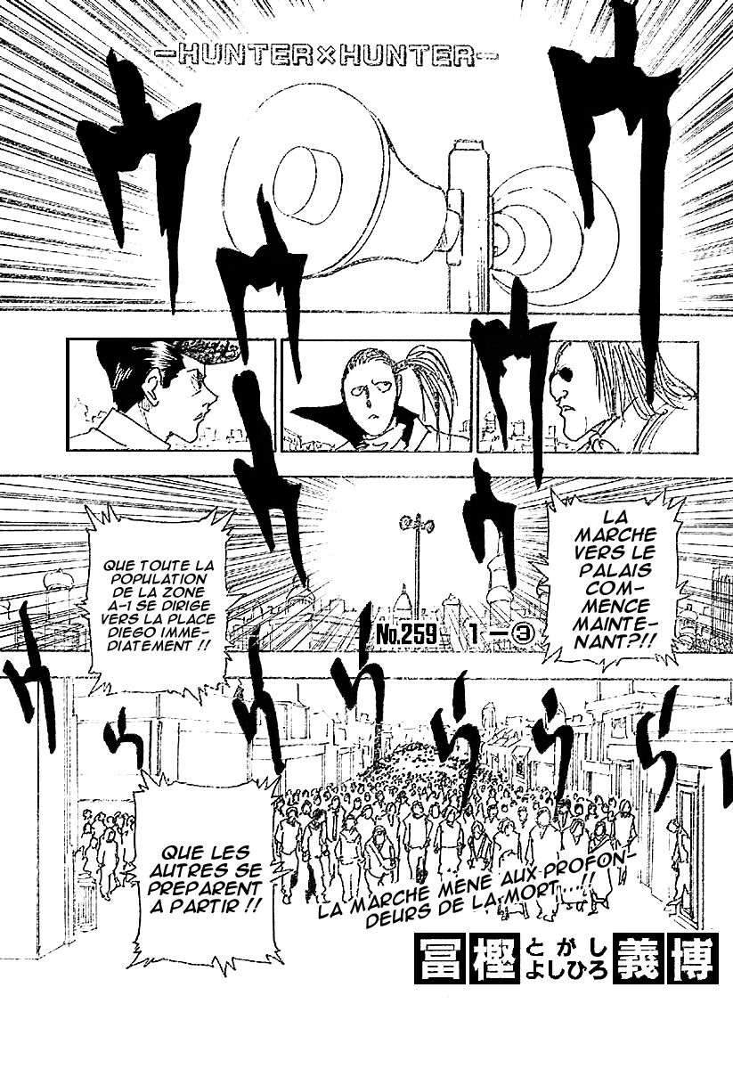 Hunter X Hunter: Chapter chapitre-259 - Page 1