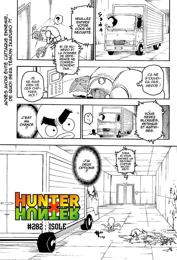 Hunter X Hunter: Chapter chapitre-282 - Page 1