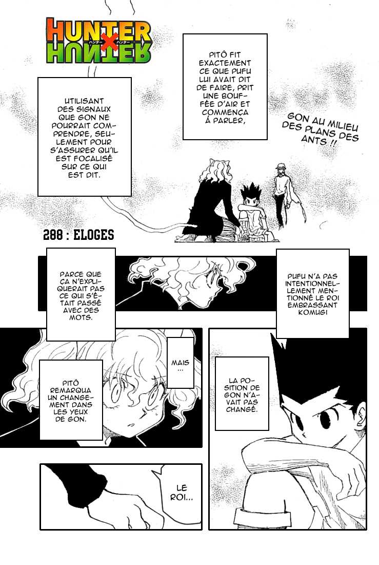 Hunter X Hunter: Chapter chapitre-288 - Page 1