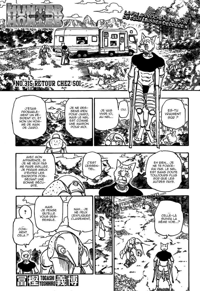 Hunter X Hunter: Chapter chapitre-315 - Page 1