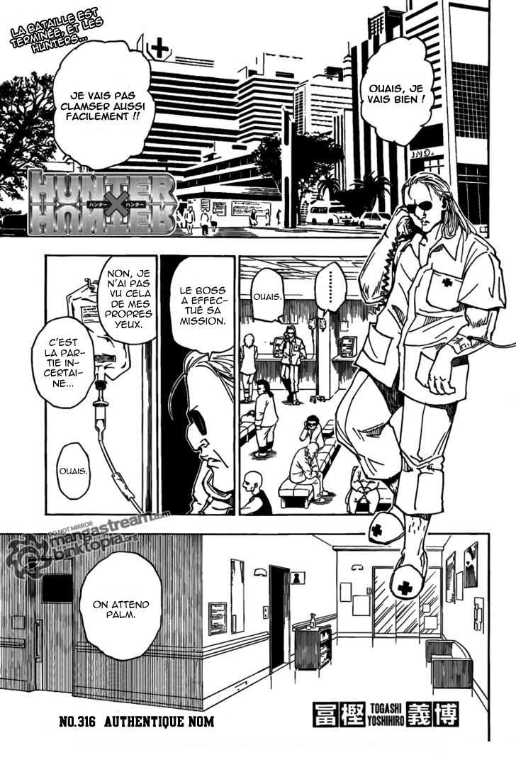 Hunter X Hunter: Chapter chapitre-316 - Page 1