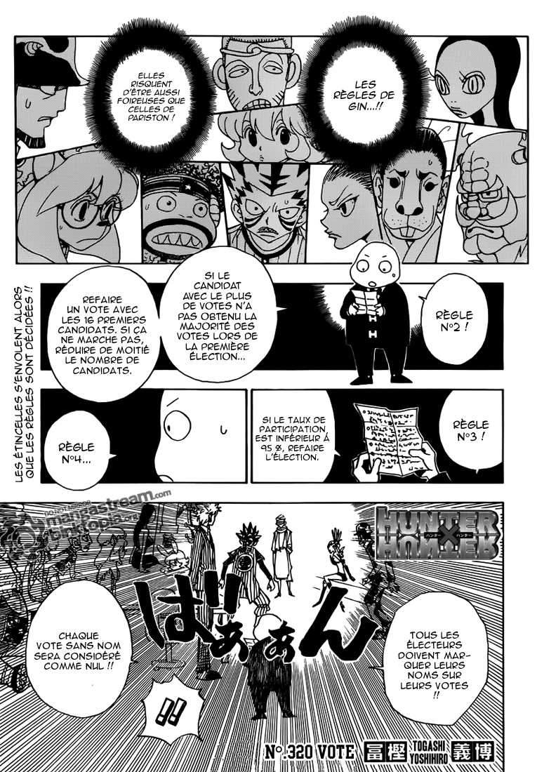 Hunter X Hunter: Chapter chapitre-320 - Page 1