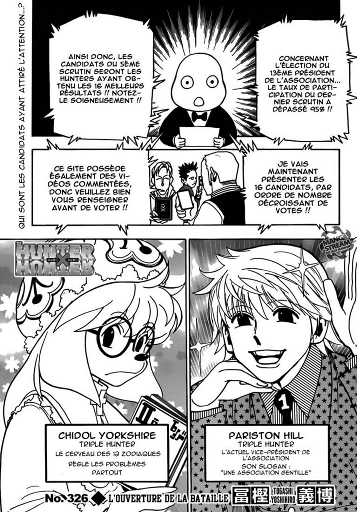 Hunter X Hunter: Chapter chapitre-326 - Page 1