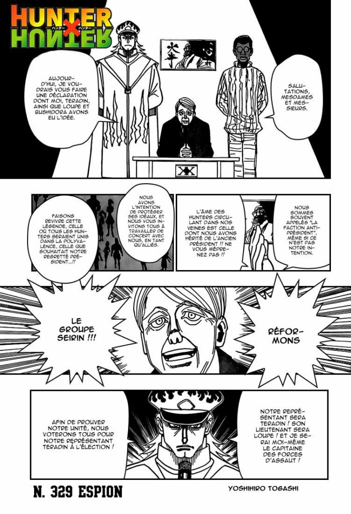 Hunter X Hunter: Chapter chapitre-329 - Page 1