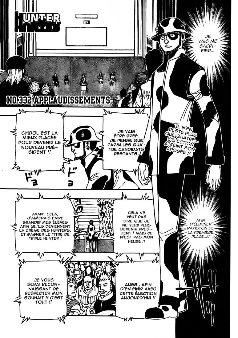 Hunter X Hunter: Chapter chapitre-332 - Page 1