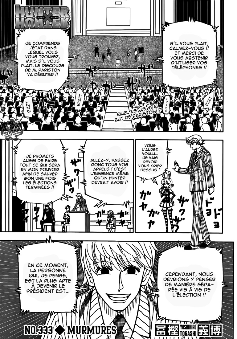Hunter X Hunter: Chapter chapitre-333 - Page 1