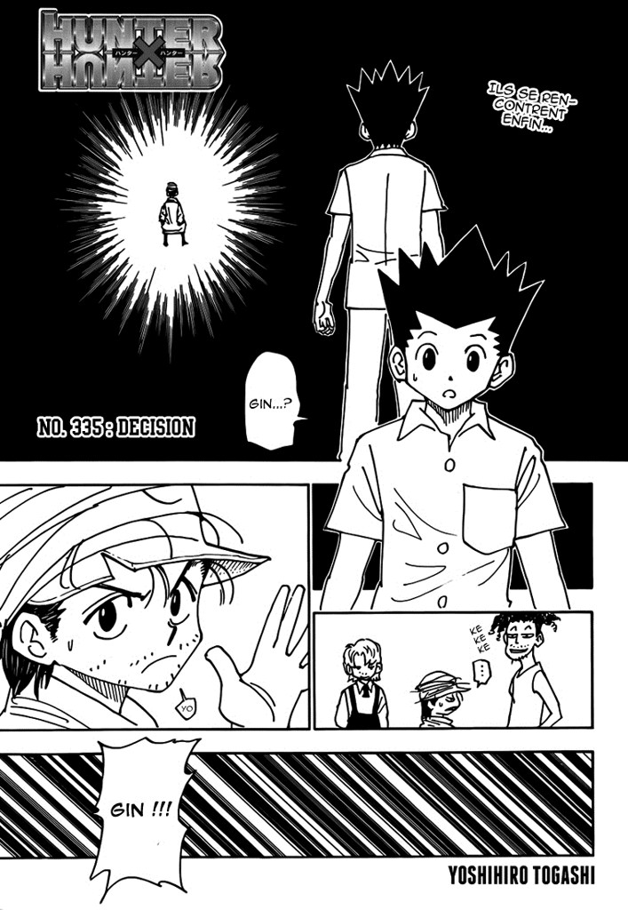 Hunter X Hunter: Chapter chapitre-335 - Page 1