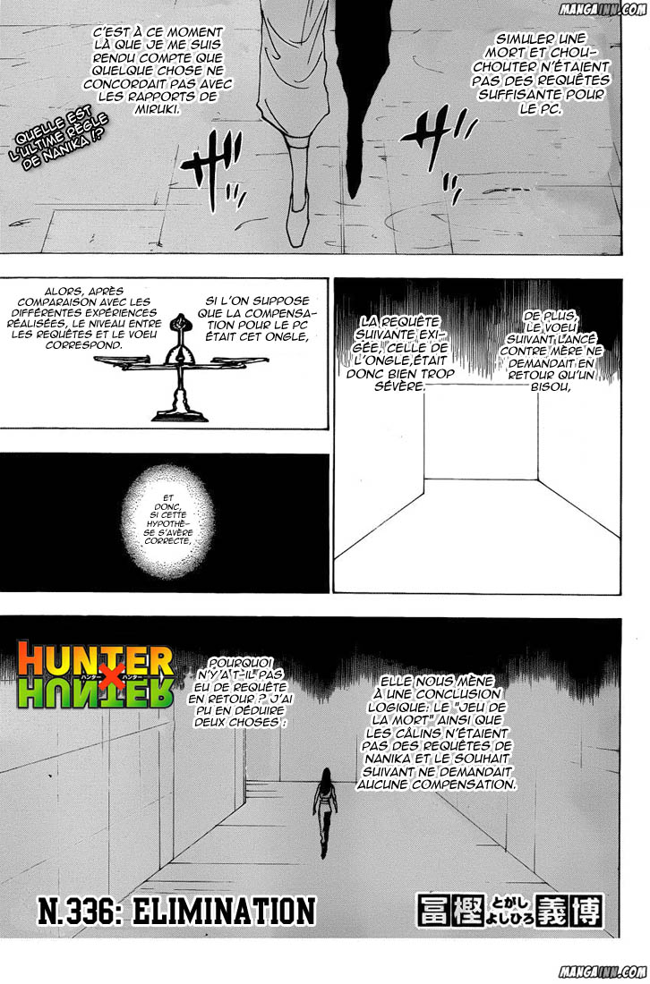 Hunter X Hunter: Chapter chapitre-336 - Page 1