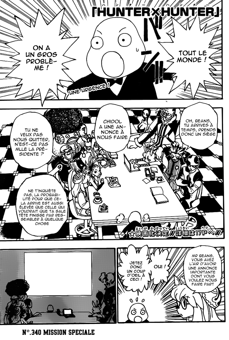 Hunter X Hunter: Chapter chapitre-340 - Page 1