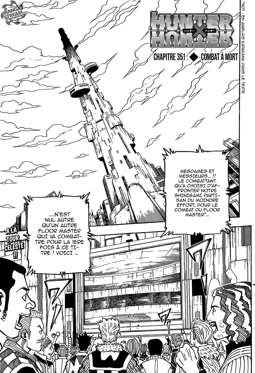 Hunter X Hunter: Chapter chapitre-351 - Page 1