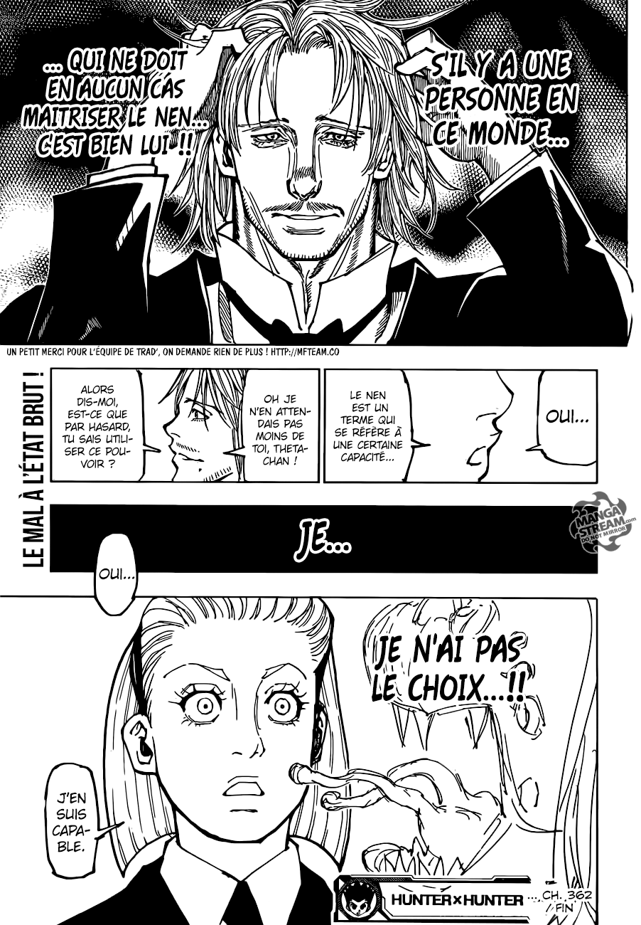 Hunter X Hunter: Chapter chapitre-362 - Page 19