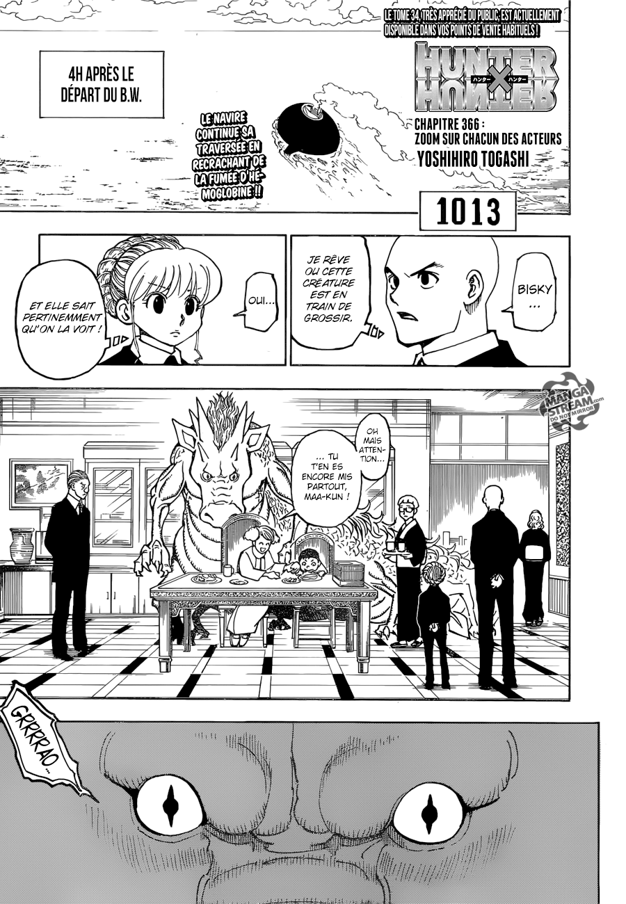 Hunter X Hunter: Chapter chapitre-366 - Page 1