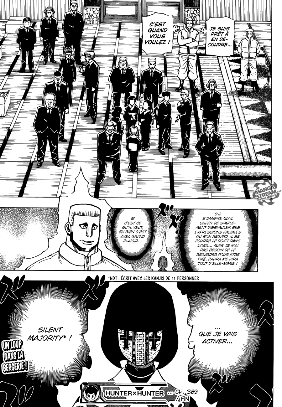Hunter X Hunter: Chapter chapitre-369 - Page 18
