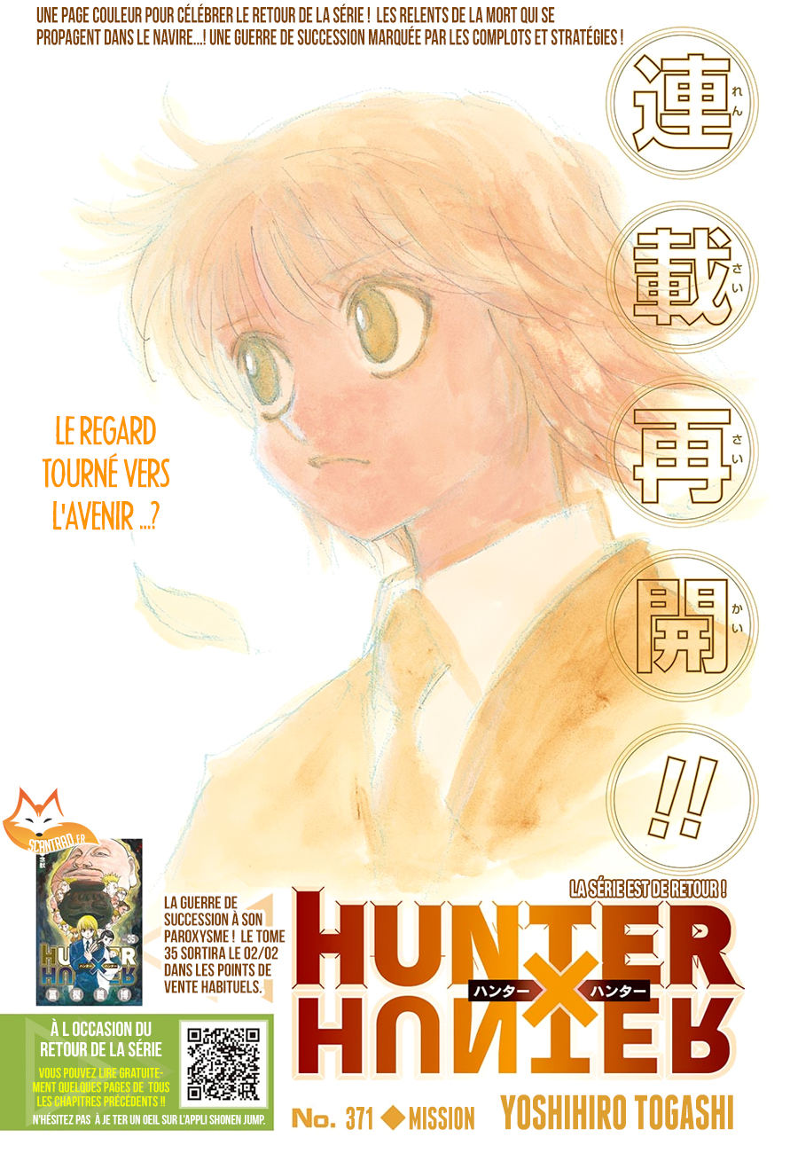 Hunter X Hunter: Chapter chapitre-371 - Page 1