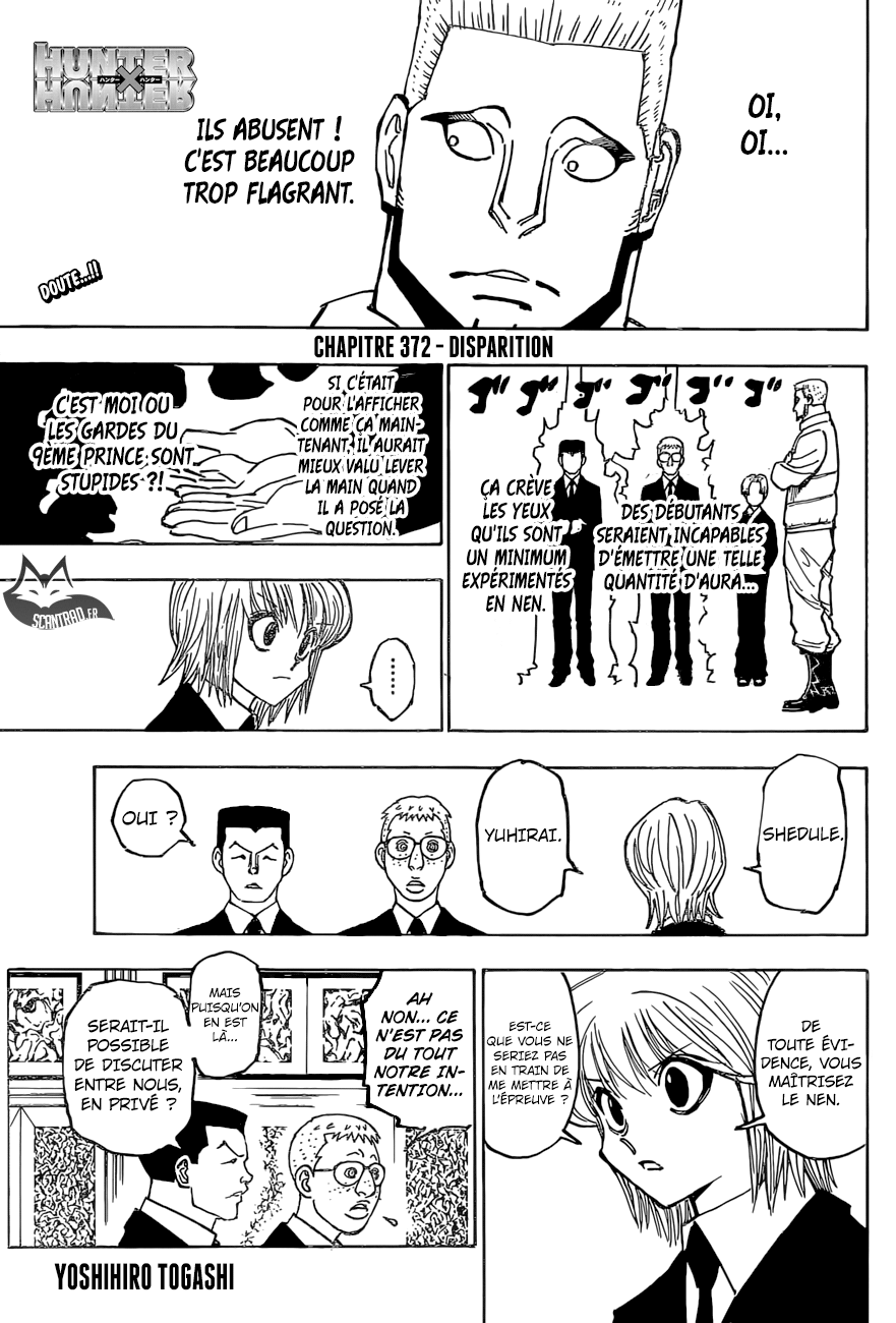 Hunter X Hunter: Chapter chapitre-372 - Page 1