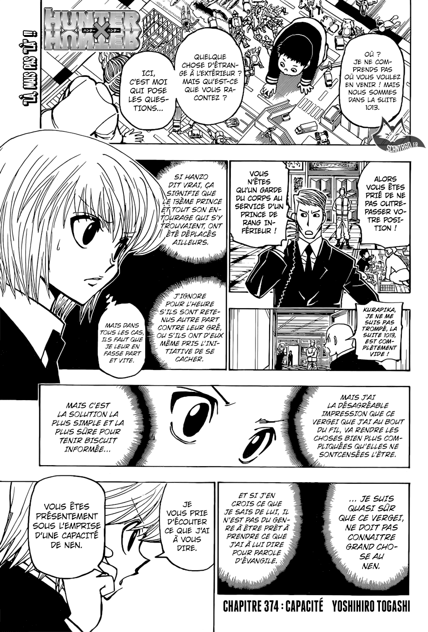 Hunter X Hunter: Chapter chapitre-374 - Page 1
