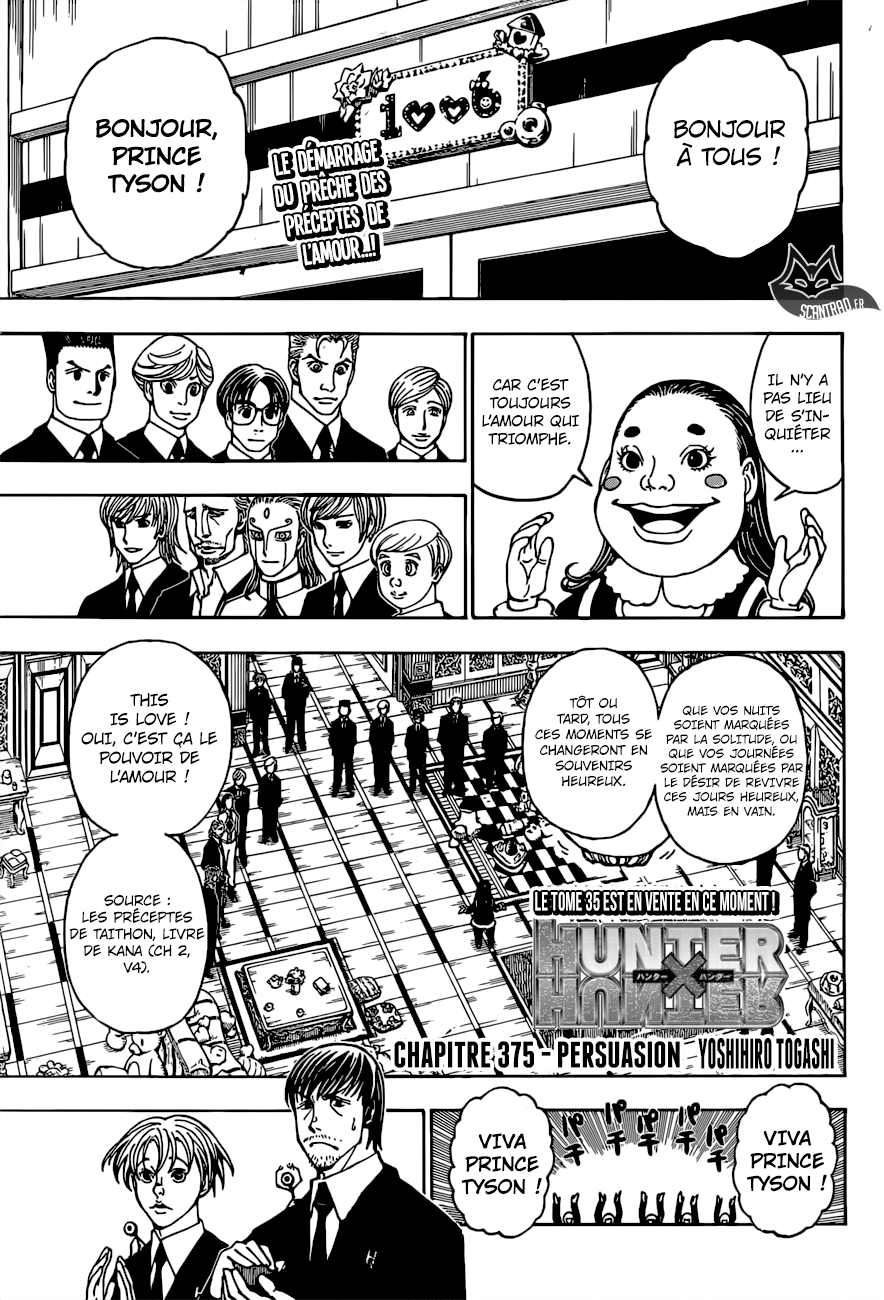 Hunter X Hunter: Chapter chapitre-375 - Page 1