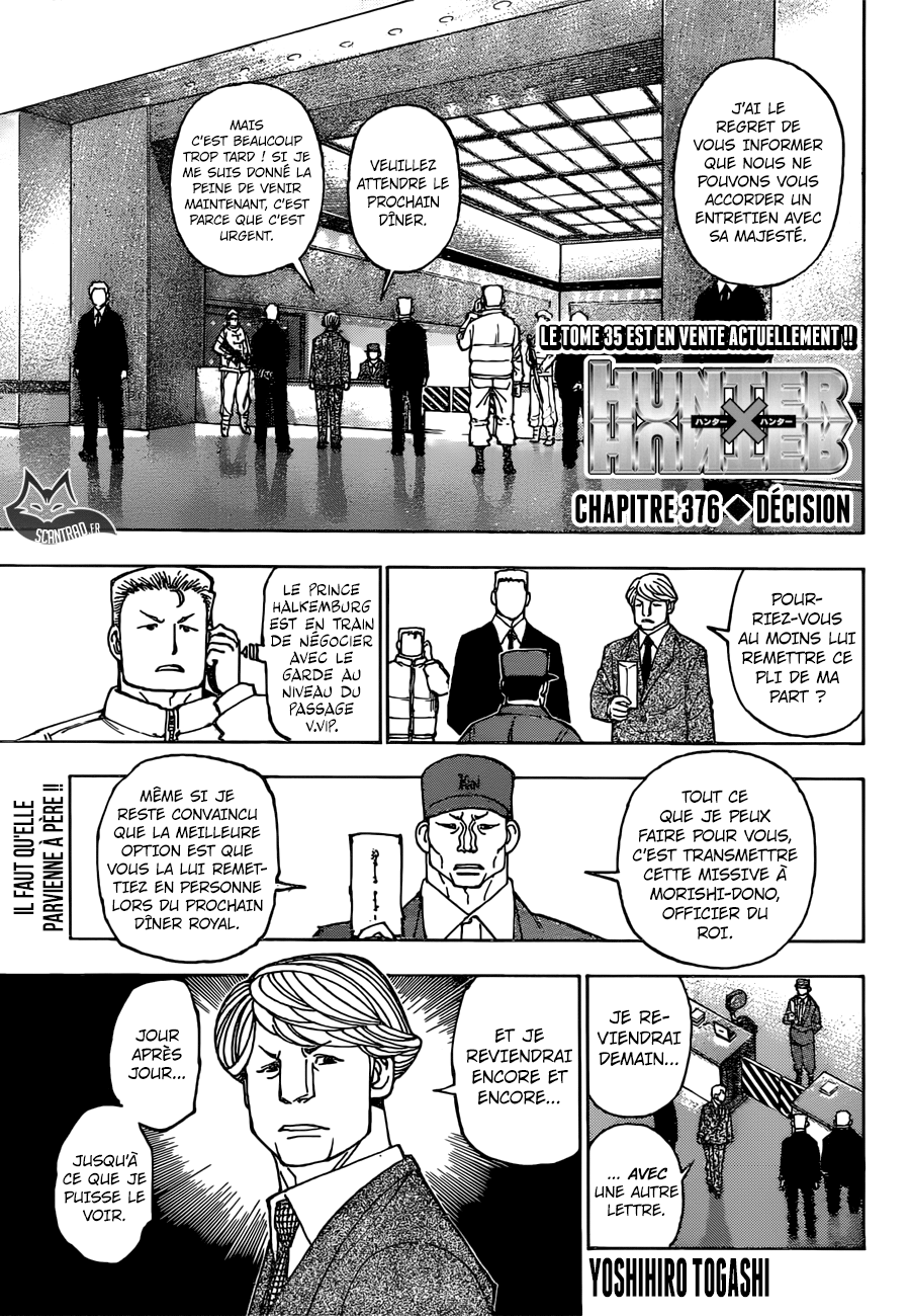 Hunter X Hunter: Chapter chapitre-376 - Page 1