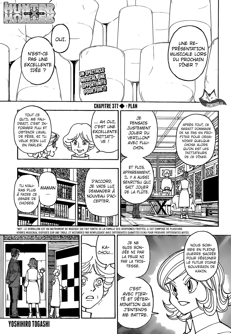 Hunter X Hunter: Chapter chapitre-377 - Page 1