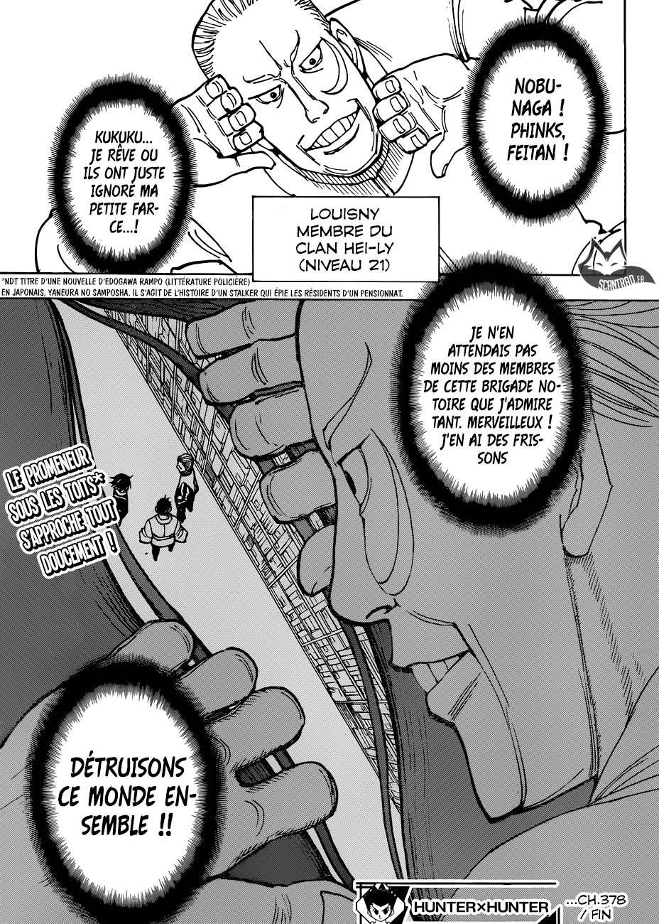 Hunter X Hunter: Chapter chapitre-378 - Page 19
